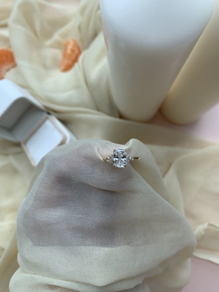 Four Words Lab Grown Engagement Ring