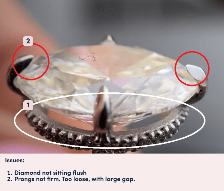 Structural Defects with an Oval